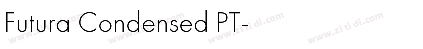 Futura Condensed PT字体转换